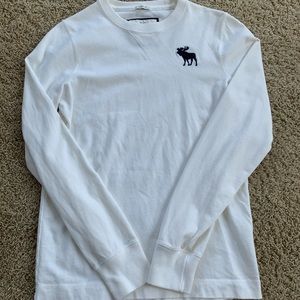White Abercrombie & Fitch Long Sleeve
